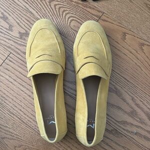 Yellow mustard loafers. Very comfortable shoe, worn once